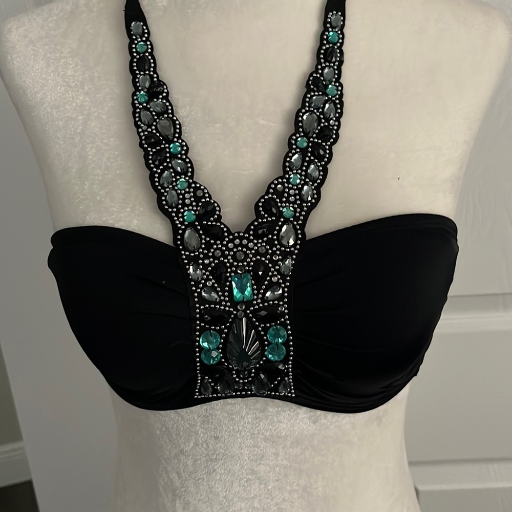 H&M jeweled bikini top